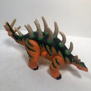 10" Tuojiangosaurus Orange Black Green Mattel Imaginext Dinosaur Action Figure